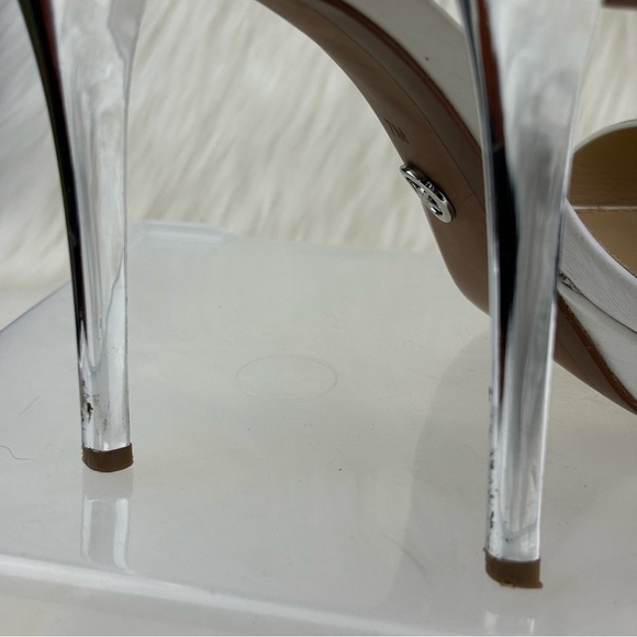 MICHAEL KORS OPEN TOE PUMPS HEELS SIZE 7 WOMAN - Picture 7 of 14